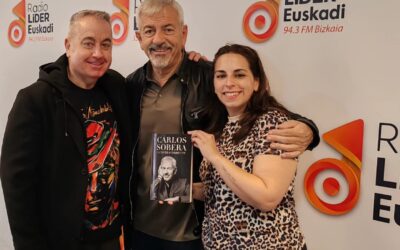 Carlos Sobera presenta su nuevo libro en Radio Líder Euskadi