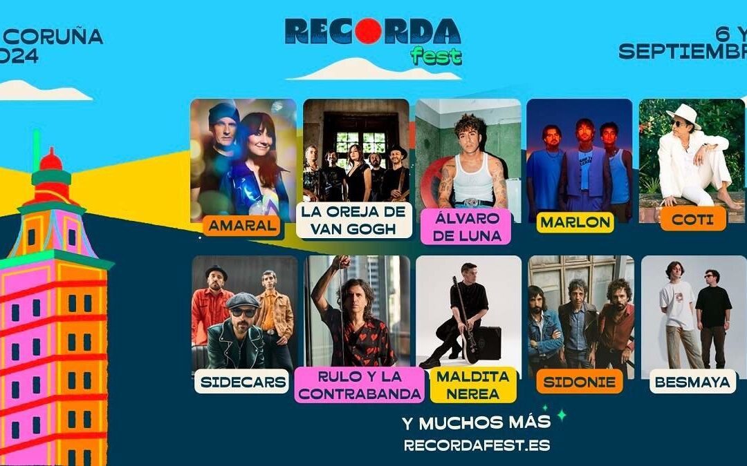 Estos son los artistas confirmados para el Recorda Fest de Coruña