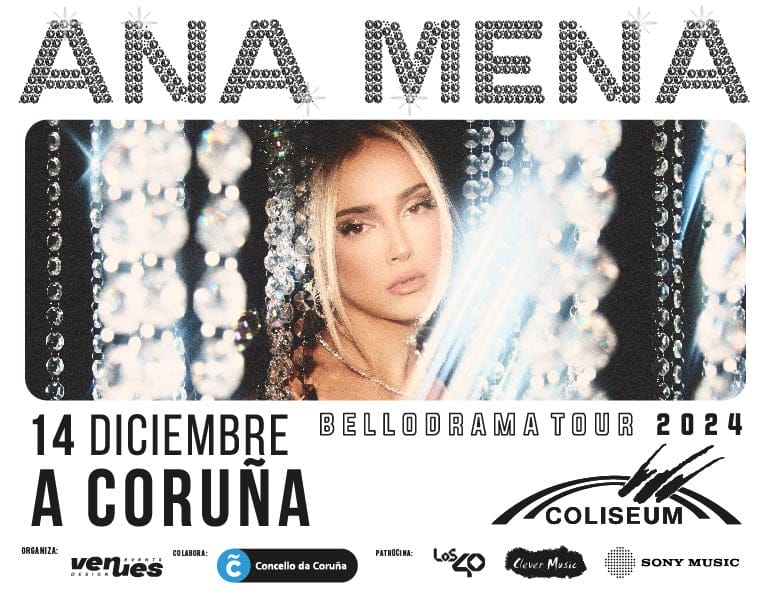 Concierto de Ana Mena en el Coliseum de Coruña