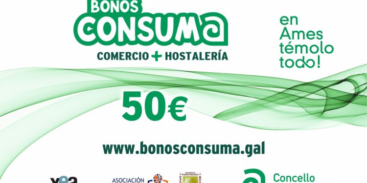 Abre o prazo para descargar e comezar a usar os Bonos Consuma 2025