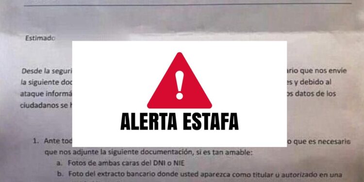 Frades alerta sobre cartas falsas da seguridade social que buscan roubar datos bancarios