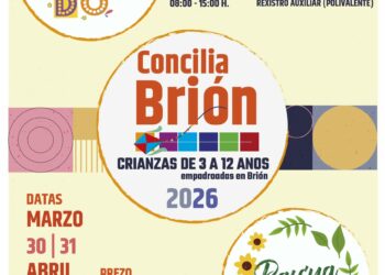 Abertas as inscricións no “Concilia Brión” para as vacacións escolares de Entroido e Semana Santa