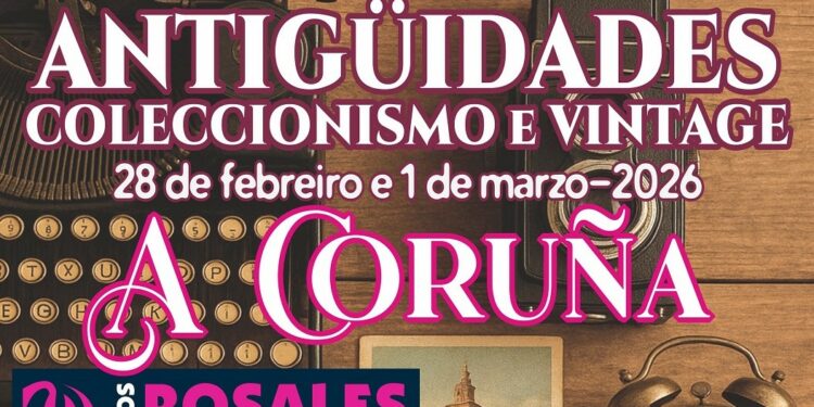 La I Feria de Antigüedades, Coleccionismo y Vintage de A Coruña llega al Centro Comercial Los Rosales