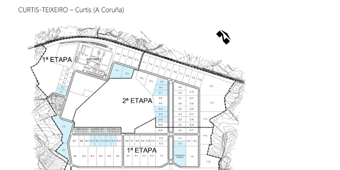 CASA 47 comercializa diecinueve parcelas de la actuación industrial “Curtis-Texeiro” en el municipio de Curtis