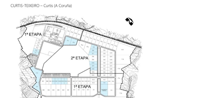 CASA 47 comercializa diecinueve parcelas de la actuación industrial “Curtis-Texeiro” en el municipio de Curtis
