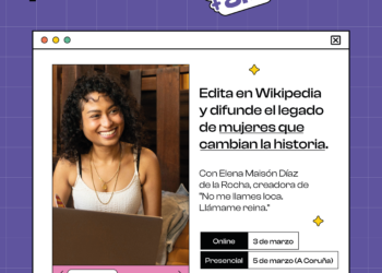La asociación Ecos do Sur convoca dos maratones de edición en Wikipedia para celebrar la semana del 8M