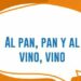 «Al Pan pan y al Vino vino» con Carlos Marcos