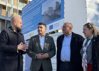 Pedro Blanco exemplifica en Pontevedra a acción do Goberno para garantir o dereito á vivenda en Galicia