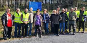 Medio Rural inviste máis de 190.000 € na construción de peches gandeiros en montes do concello de Rianxo