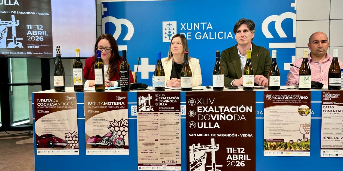 A Deputación da Coruña apoia a XLIV Festa do Viño da Ulla en San Miguel de Sarandón (Vedra), que se celebra o 11 e 12 de abril