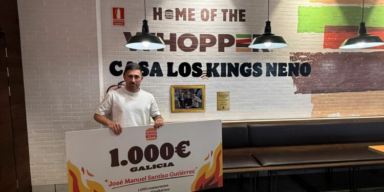 El Burger King de A Grela en A Coruña es rebautizado en homenaje a la historia de un fan