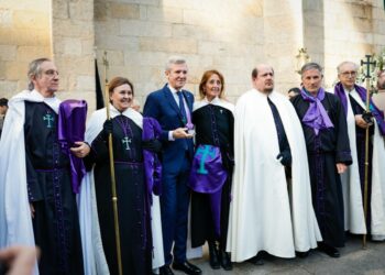 Rueda participa na procesión dos Pasos do Xoves Santo en Pontevedra
