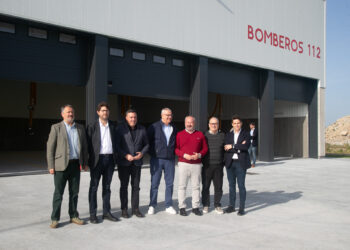 A Deputación de A Coruña e o Concello de Arteixo formalizan a entrega do novo parque de bombeiros de Morás