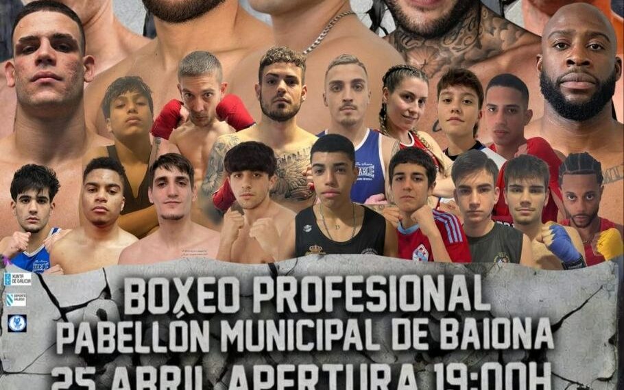 Baiona acoge una velada de boxeo el sábado 25 de abril