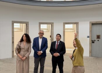 Pedro Blanco e Miguel Fernández anuncian en Lugo que o Goberno declarará O Vello Cárcere Lugar de Memoria Democrática