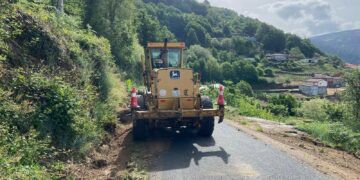 A Deputación de Lugo inicia os traballos para renovar en Pantón a totalidade da LU-P-4104, de Seguín aos Peares