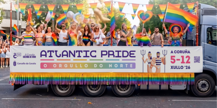 O Atlantic Pride da Coruña promocionase no Pride de Torremolinos