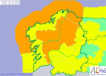 Alerta laranxa por fenómenos adversos costeiros no litoral de Galicia durante esta fin de semana