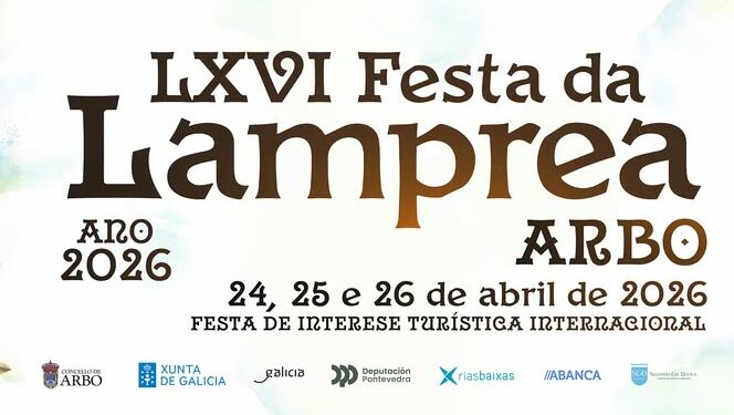 Do 19 o 25 de Abril, Arbo acolle unha nova edición da Festa Da Lamprea