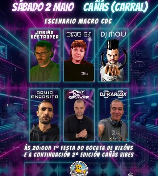 El Festival Cañás Vibes vuelve el 2 de mayo con las sesiones de David Expósito y Eme DJ entre otros