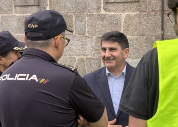 Pedro Blanco salienta que “o Goberno cumpre coa cidadanía de Santiago e coa Policía Nacional” co inicio das obras da comisaría