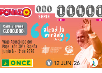 La ONCE saca Cuponazos dedicados al Viaje Apostólico del Papa León XIV a España