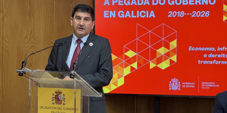 No terceiro aniversario como delegado, Pedro Blanco defende “a pegada do Goberno en Galicia” con 100.000 M€ de investimento