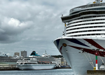 Cuádruple escala de cruceros el 3 de junio en A Coruña