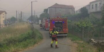 La Xunta activa las medidas de protección a la población en Vecoña, Boborás