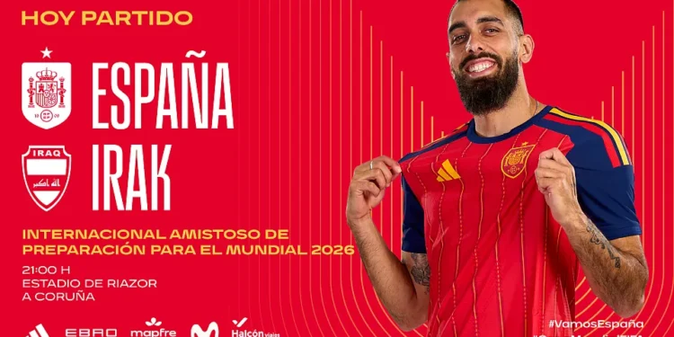 A Coruña punto de partida del Mundial con el partido España- Irak
