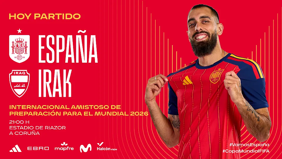 A Coruña punto de partida del Mundial con el partido España- Irak