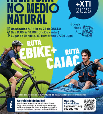 Xuventude abre as inscricións para a programación gratuíta de actividades de verán para mozos e mozas