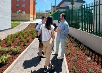 O Concello de Lugo recepciona as obras de mellora da rúa Picasso