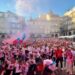 O Concello recibiu na Praza Maior a Unión Deportiva Ourense para celebrar o ascenso á Primeira Federación