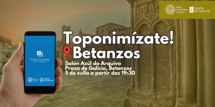 Betanzos acolle este venres unha charla da campaña ‘Toponimízate’