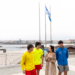 A Coruña arrinca a tempada de praias co izado da bandeira azul en Riazor
