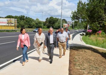 Apertura dun novo treito da humanizada avenida Clara Campoamor de Vigo