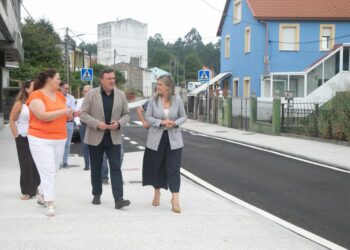 A Deputación culmina a mellora da DP-0105 en Cortiñán cun investimento de preto de 214.000 euros