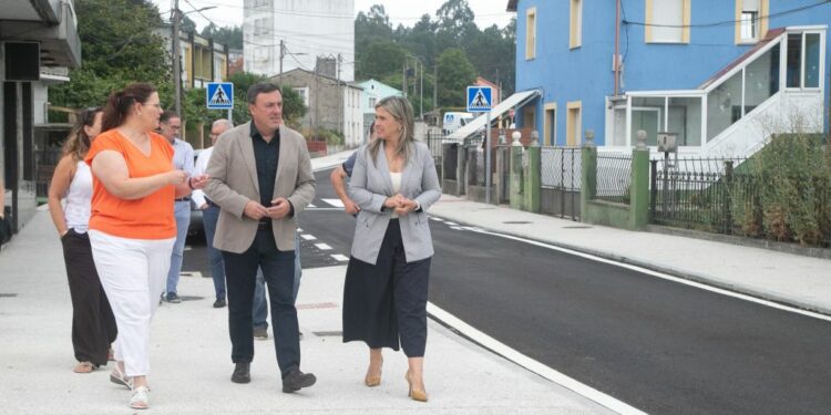 A Deputación culmina a mellora da DP-0105 en Cortiñán cun investimento de preto de 214.000 euros