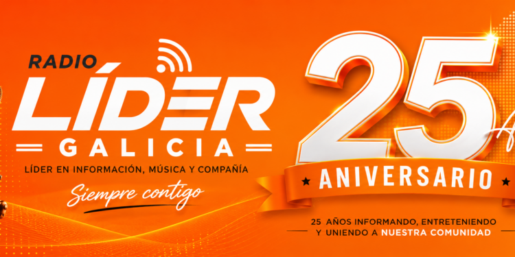 Radio Líder cumple 25 años en Galicia, superando los 135.000 oyentes diarios