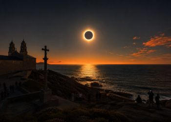 Muxía, el gran balcón del Atlántico para vivir el eclipse total de Sol de agosto de 2026