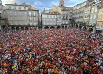 Ourense instalará una pantalla gigante en la Plaza Mayor para el España – Portugal del Mundial de fútbol