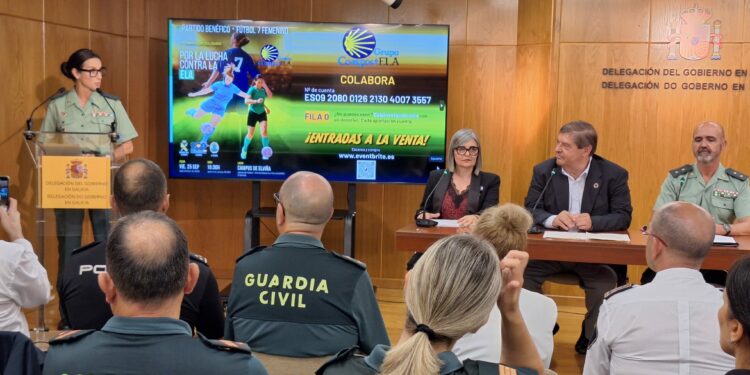 Nace o I Trofeo de fútbol feminino da Garda Civil, Policía Nacional e Local solidario coas persoas afectadas de ELA