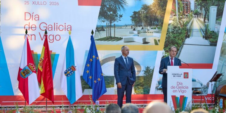 Vigo celebra o Día de Galicia reivindicando a súa transformación en referente para o país