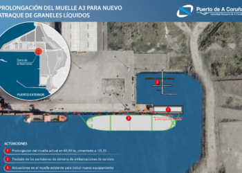 La Autoridad Portuaria de A Coruña ampliará el muelle de Langosteira para habilitar el nuevo punto de atraque de Repsol