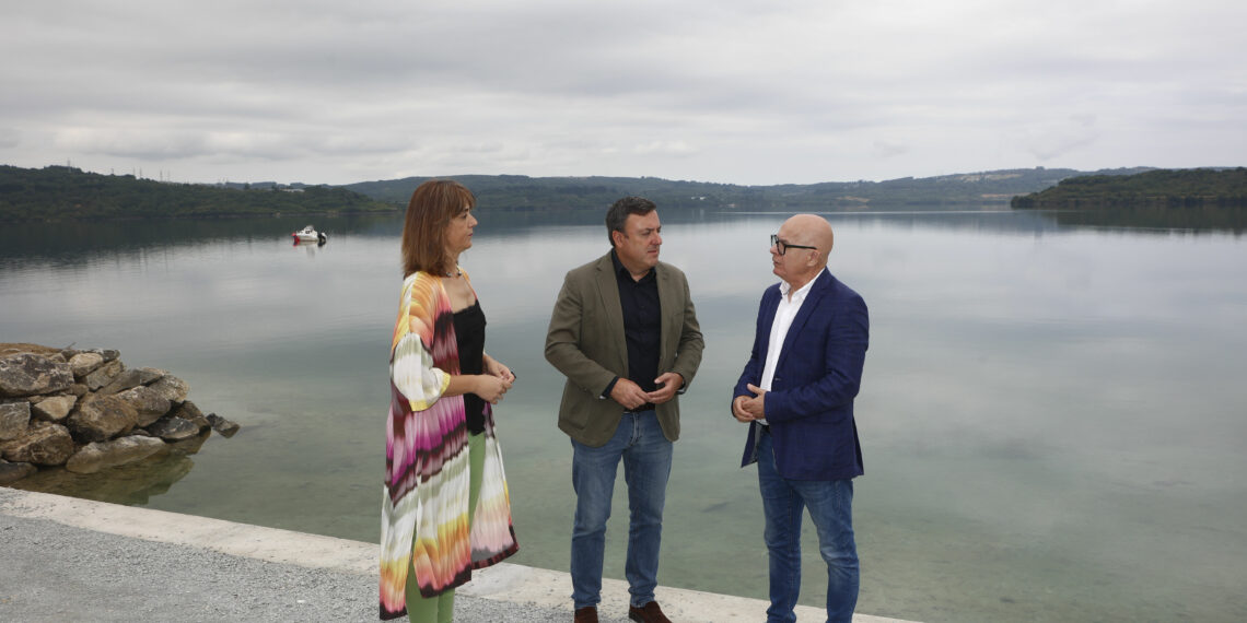 A Deputación da Coruña remata as obras da nova estación náutica do lago das Pontes