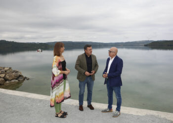 A Deputación da Coruña remata as obras da nova estación náutica do lago das Pontes