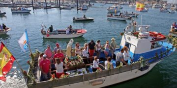 Baiona celebra sus Fiestas de La Virgen del Carmen