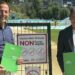 O Concello e a Asociación contra o Cancro presentan o novo espazo sen fume nas piscinas municipais de Oira