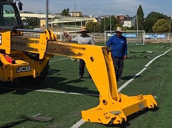 O Concello de Lugo pon a punto o campo de fútbol da Cheda